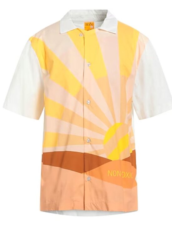Ebit Other - EBIT Made in Italy Sunrise Graphic Cotton Button-Up Shirt | Men's Medium | NWT |
